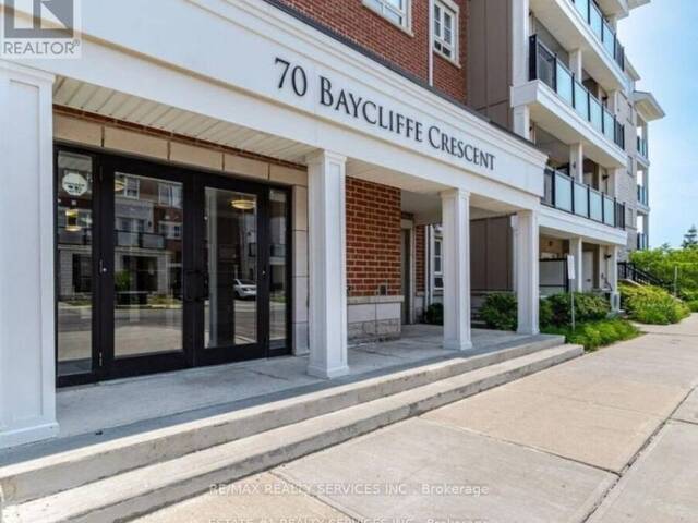 106 - 70 BAYCLIFFE CRESCENT Brampton Ontario