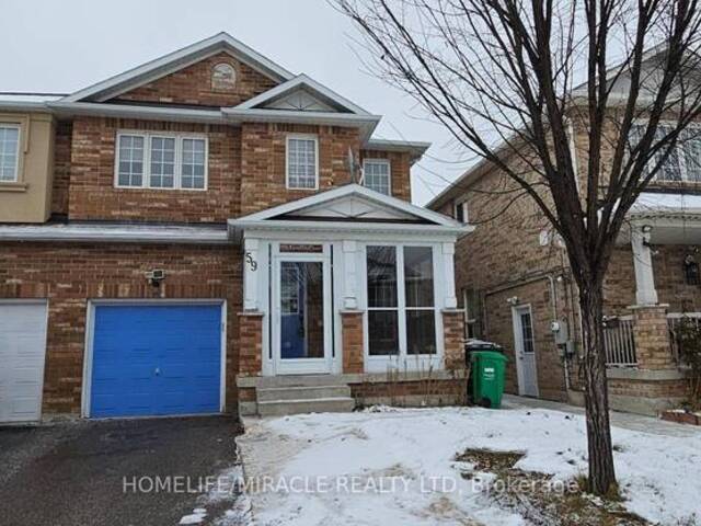 59 LUELLA CRESCENT Brampton Ontario