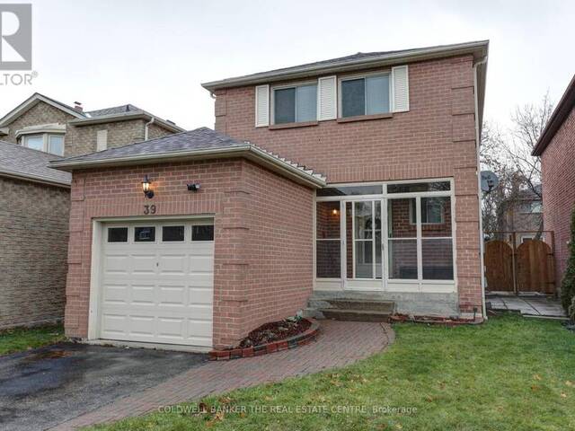 39 CARNELLY CRESCENT Ajax Ontario