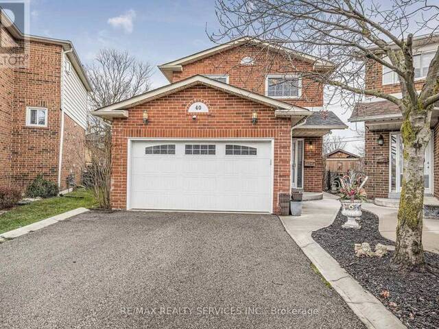 40 CRENSHAW COURT Brampton Ontario