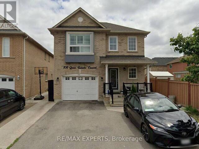 106 QUEEN ISABELLA CRESCENT Vaughan Ontario