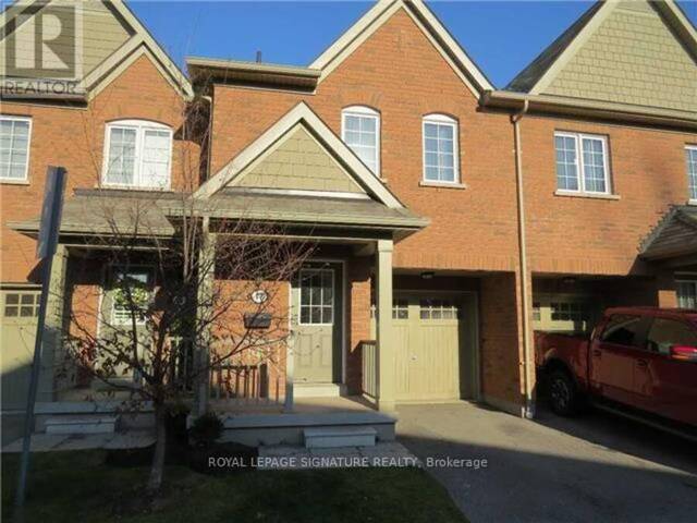 17 - 233 DUSKYWING WAY Oakville Ontario