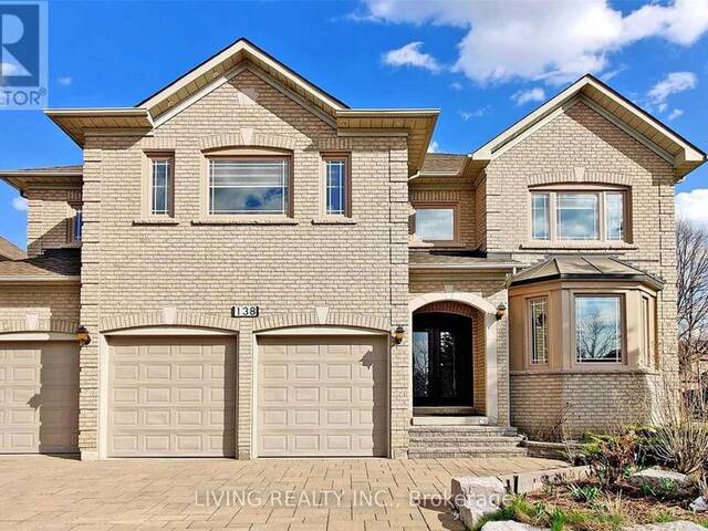 138 CLARENDON DRIVE Richmond Hill Ontario