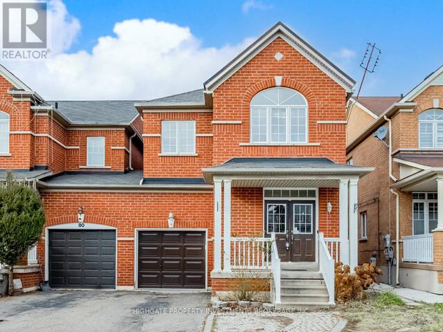 UPPER - 78 MADDYBETH CRESCENT Brampton Ontario