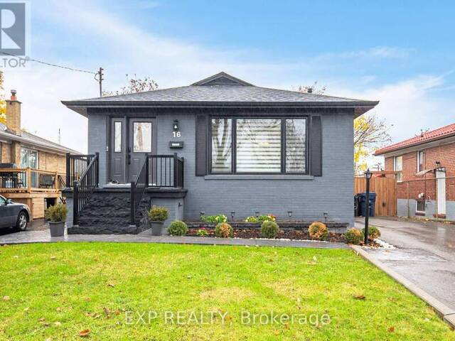 16 BENWAY DRIVE Toronto Ontario