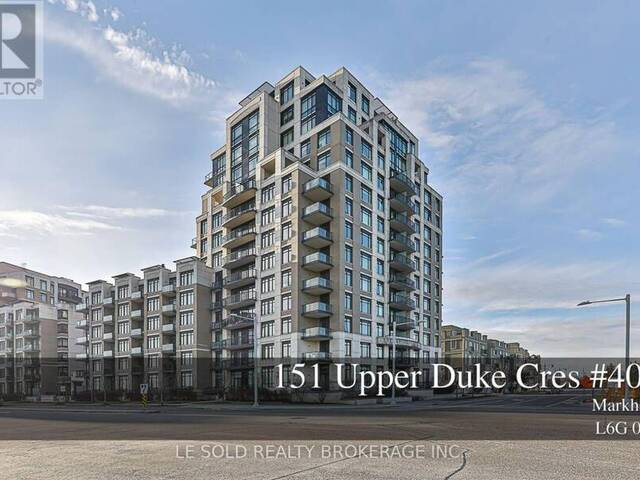 402 - 151 UPPER DUKE CRESCENT Markham Ontario