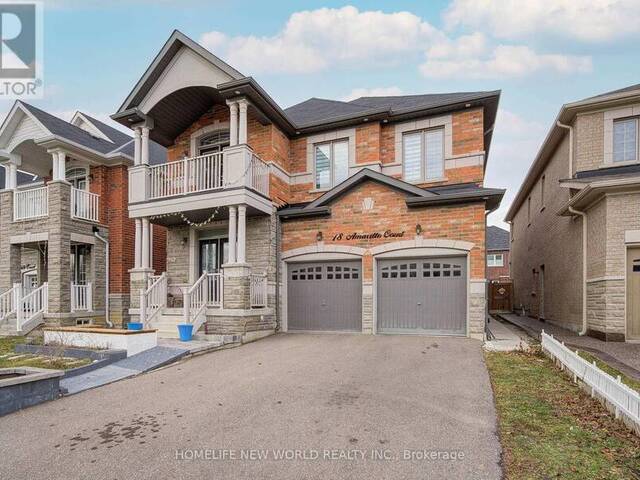 18 AMARETTO COURT Brampton Ontario