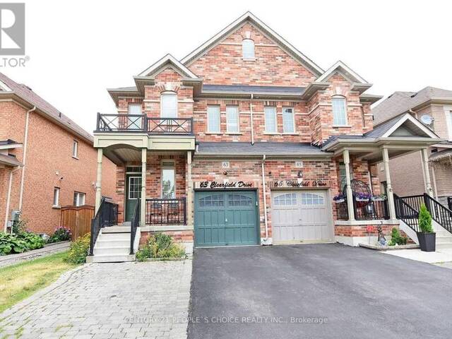 63 CLEARFIELD DRIVE Brampton Ontario