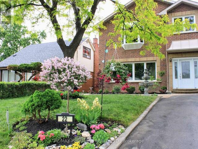 22 SEDGEWICK CRESCENT Toronto Ontario