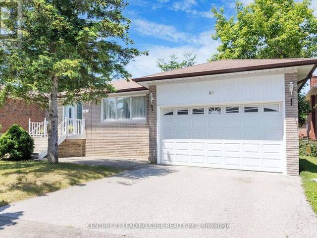 46 BUDWORTH DRIVE Toronto Ontario