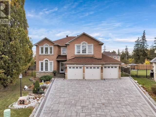 22 UPPER RIDGE COURT Markham Ontario