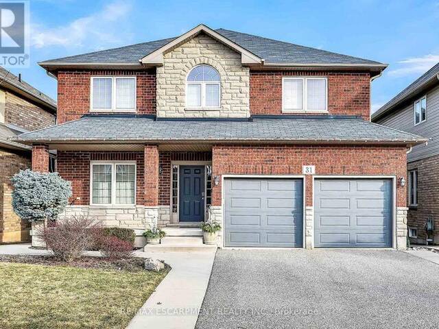 31 SHOWCASE DRIVE Hamilton Ontario