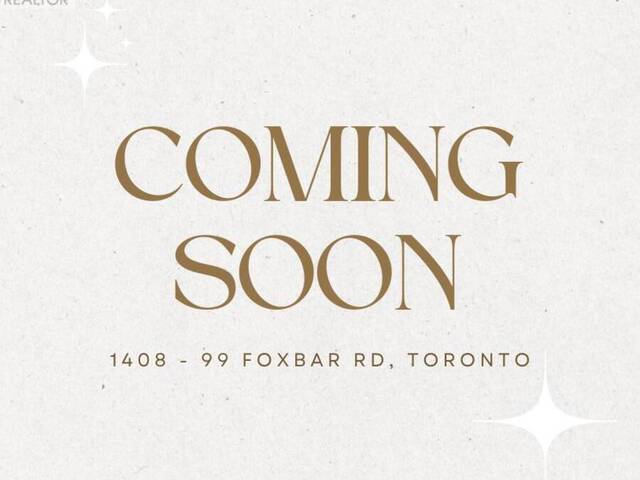 1408 - 99 FOXBAR ROAD Toronto Ontario