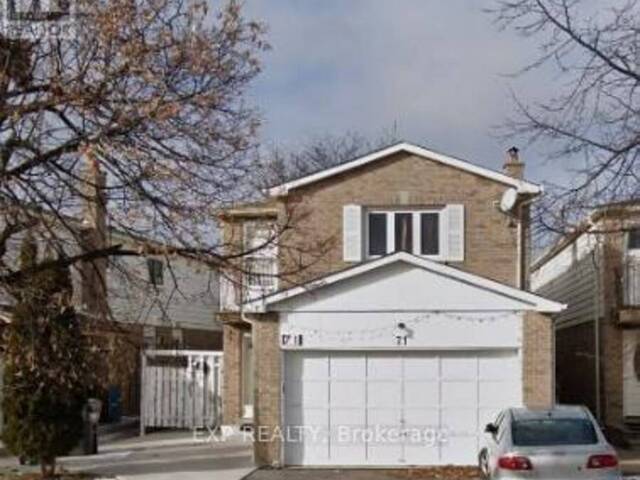 71 MORTAN WAY Brampton Ontario