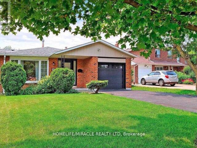 45 MONTJOY CRESCENT Brampton Ontario