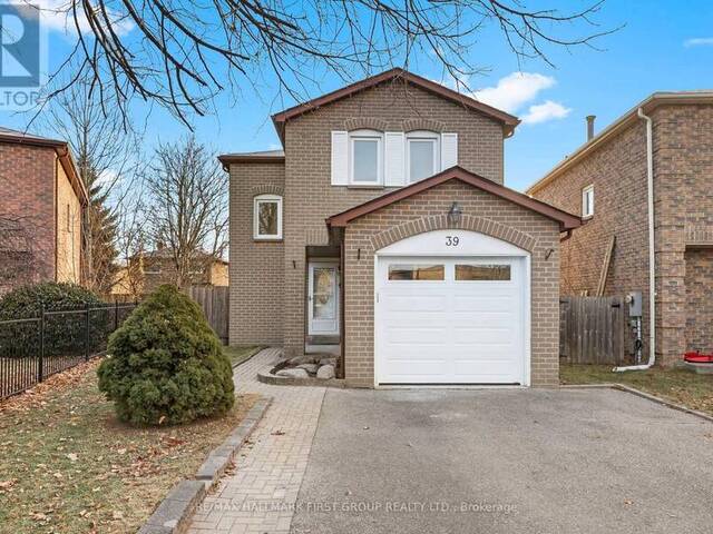 39 STOCKBRIDGE CRESCENT Ajax Ontario