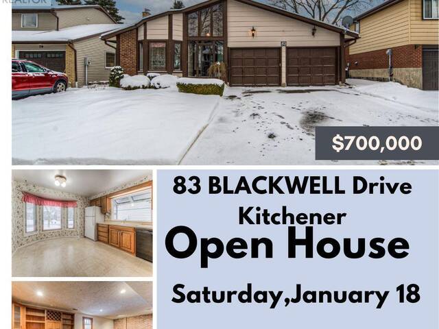 83 BLACKWELL DRIVE Kitchener Ontario