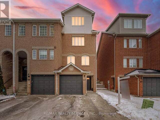 32 - 47 SPADINA ROAD Brampton Ontario