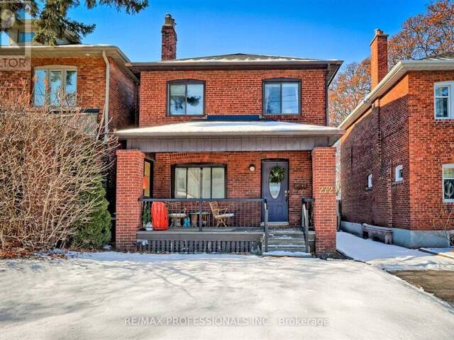 272 WINDERMERE AVENUE Toronto Ontario