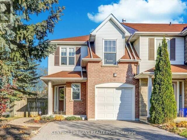 81 BROWNSTONE CRESCENT Clarington Ontario