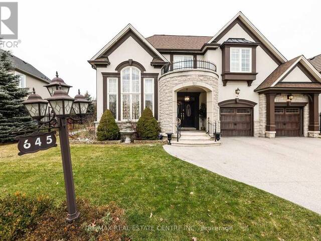 645 CRANLEIGH COURT Mississauga Ontario