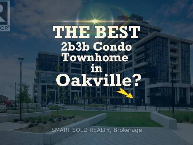 116 - 3200 WILLIAM COLTSON AVENUE Oakville Ontario