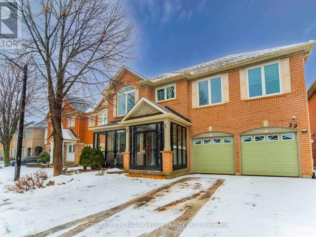 39 MAJESTIC DRIVE Markham Ontario