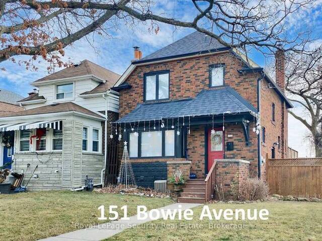 151 BOWIE AVENUE Toronto Ontario