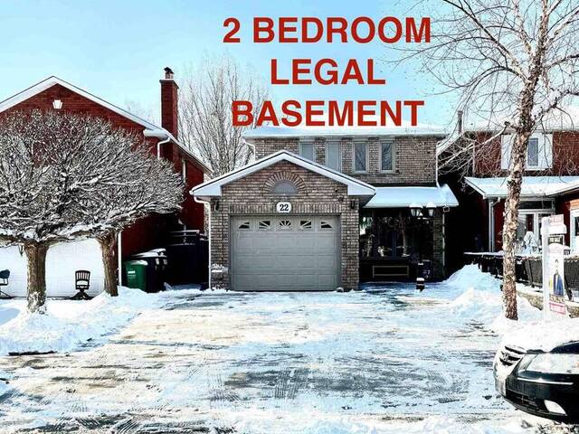 22 CRANBERRY CRESCENT Brampton Ontario