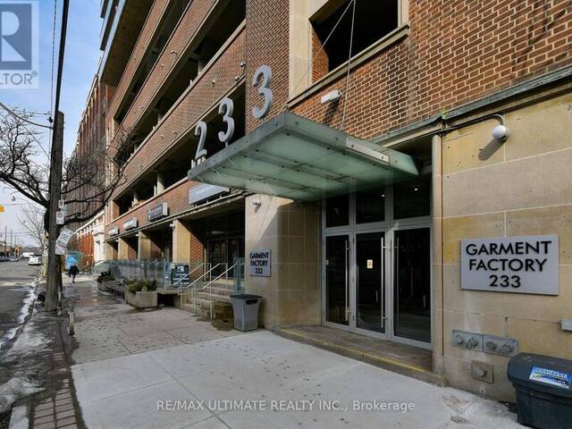 419 - 233 CARLAW AVENUE Toronto Ontario