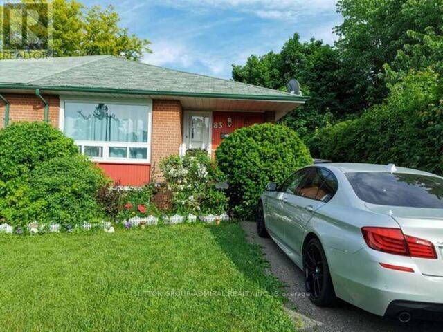 83 ADDINGTON CRESCENT Brampton Ontario