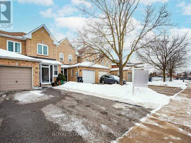 71 MUIRLAND CRESCENT Brampton Ontario