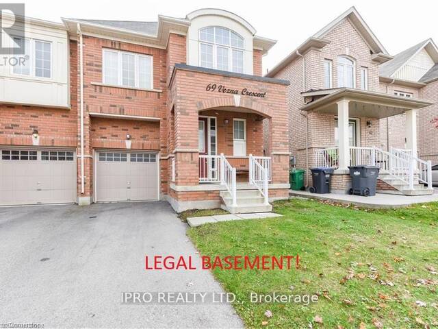 69 VEZNA CRESCENT Brampton Ontario