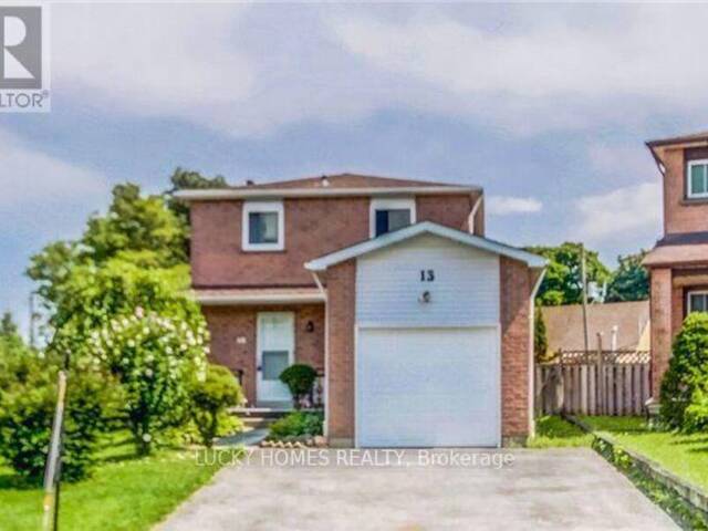 13 BLACKBURN CRESCENT S Ajax Ontario