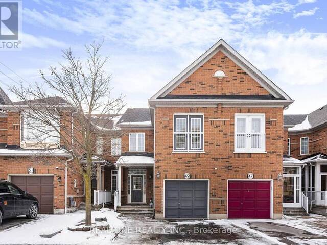 49 RUBY CRESCENT Richmond Hill Ontario