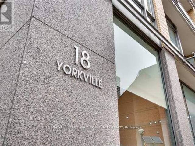 1801 - 18 YORKVILLE AVENUE Toronto Ontario