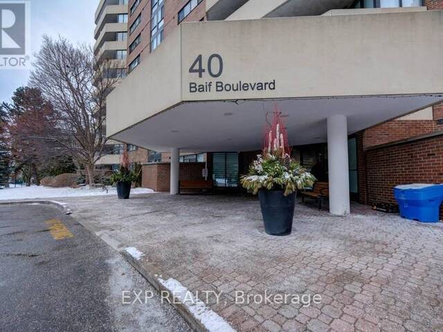 307 - 40 BAIF BOULEVARD Richmond Hill Ontario