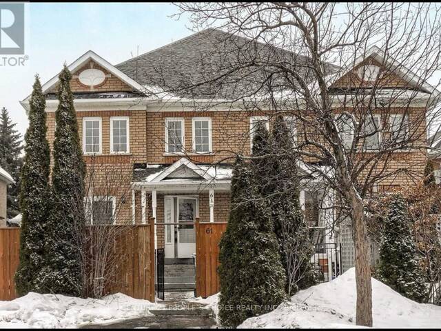 61 QUAIL FEATHER CRESCENT Brampton Ontario