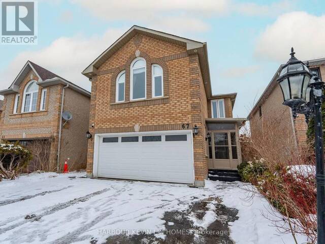 67 SUNRIDGE STREET Richmond Hill Ontario