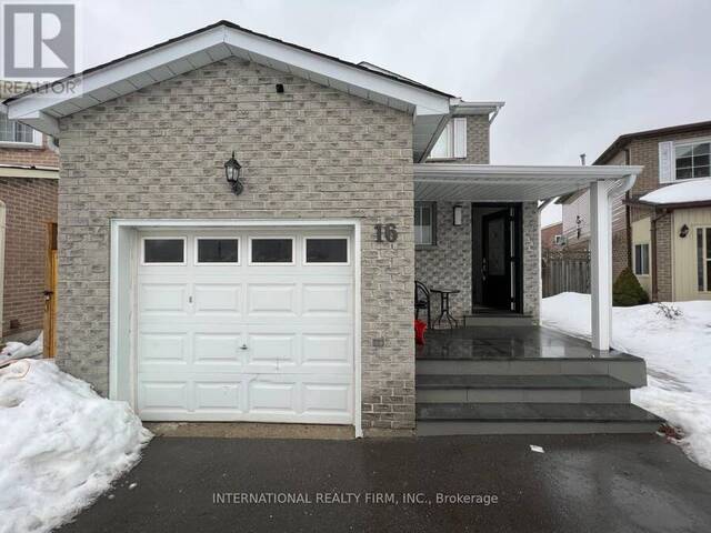 16 CONSTELLATION CRESCENT Richmond Hill Ontario