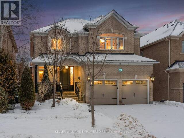 71 GRACEDALE DRIVE Richmond Hill Ontario