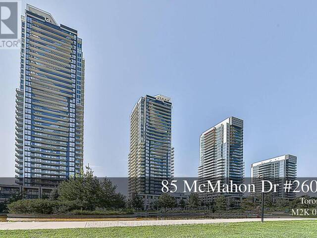 #2606 - 85 MCMAHON DRIVE Toronto Ontario