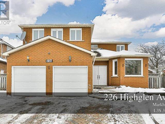 226 HIGHGLEN AVENUE Markham Ontario