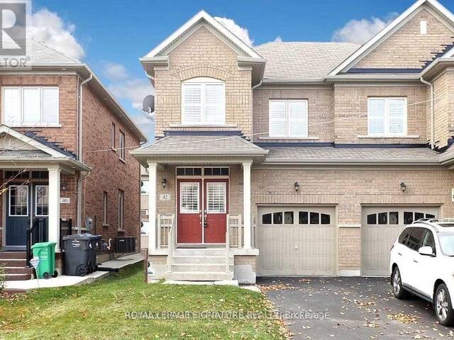 42 ORANGEBLOSSOM TRAIL Brampton Ontario