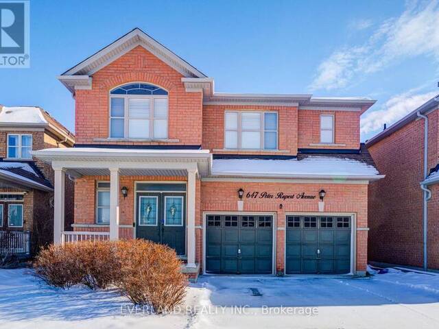 647 PETER RUPTER AVENUE Vaughan Ontario