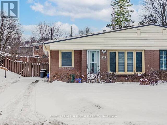 MAIN - 47 HARRISON DRIVE Newmarket Ontario