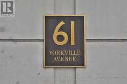 15E - 61 YORKVILLE AVENUE Toronto