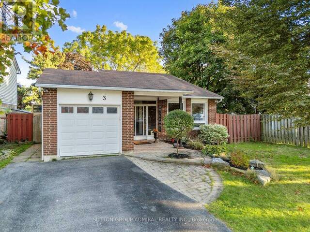 3 PANTER CRESCENT Ajax Ontario