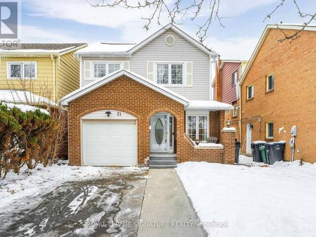 21 SLATER CIRCLE Brampton Ontario