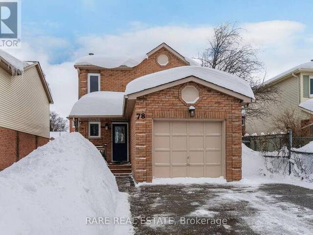 78 HADDEN CRESCENT Barrie Ontario